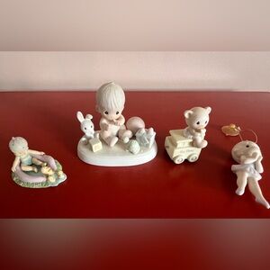 Precious Moment Porcelain Figurine Bundle. Price for All. Heaven Bless You-more